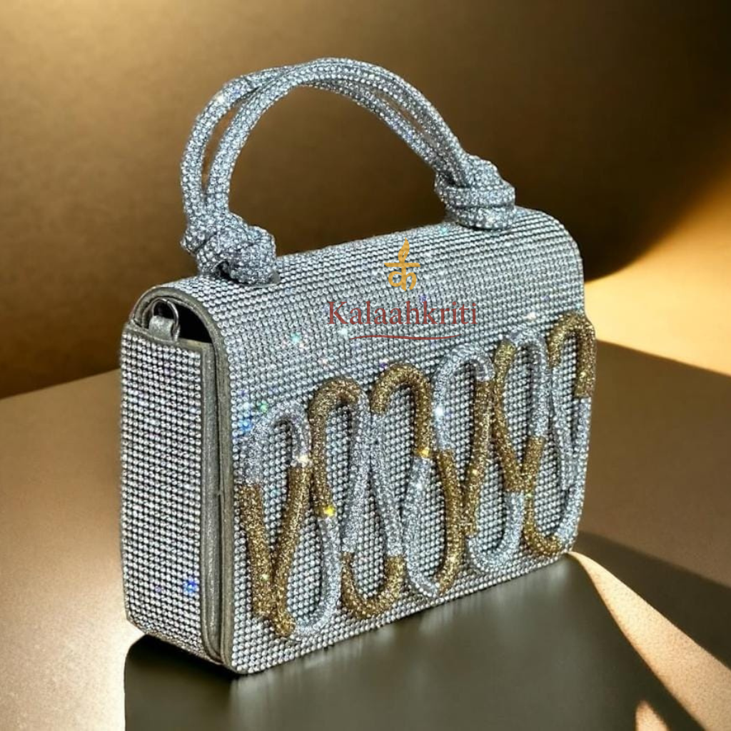 Velma Millinery Silver Bag​ Manufacturer in india