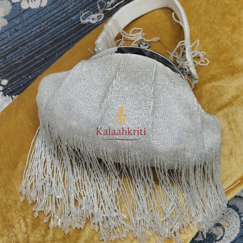 Velma Millinery Silver Bag​ Manufacturer in india